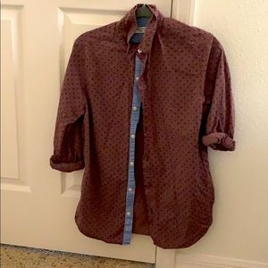 Nautica long sleeve button up shirt